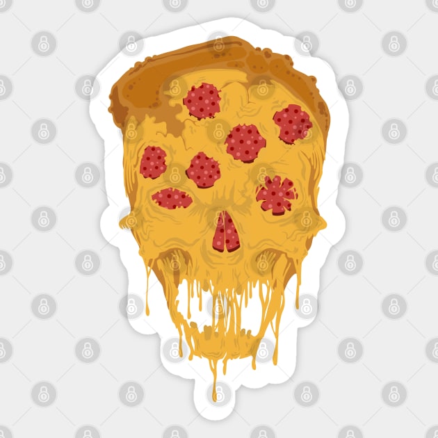 Pizza addicted Sticker by SYLPAT